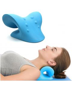 Cervical Neck Traction Pillow - Blue