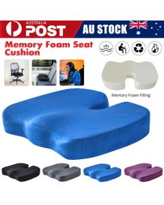 Orthopedic Memory Foam Seat Cushion Back Pain Relief Chair Pillow