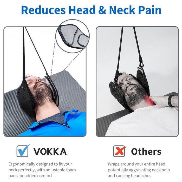 Hammock for Neck Pain Relief Support Massager Cervical Traction Device  Stretcher